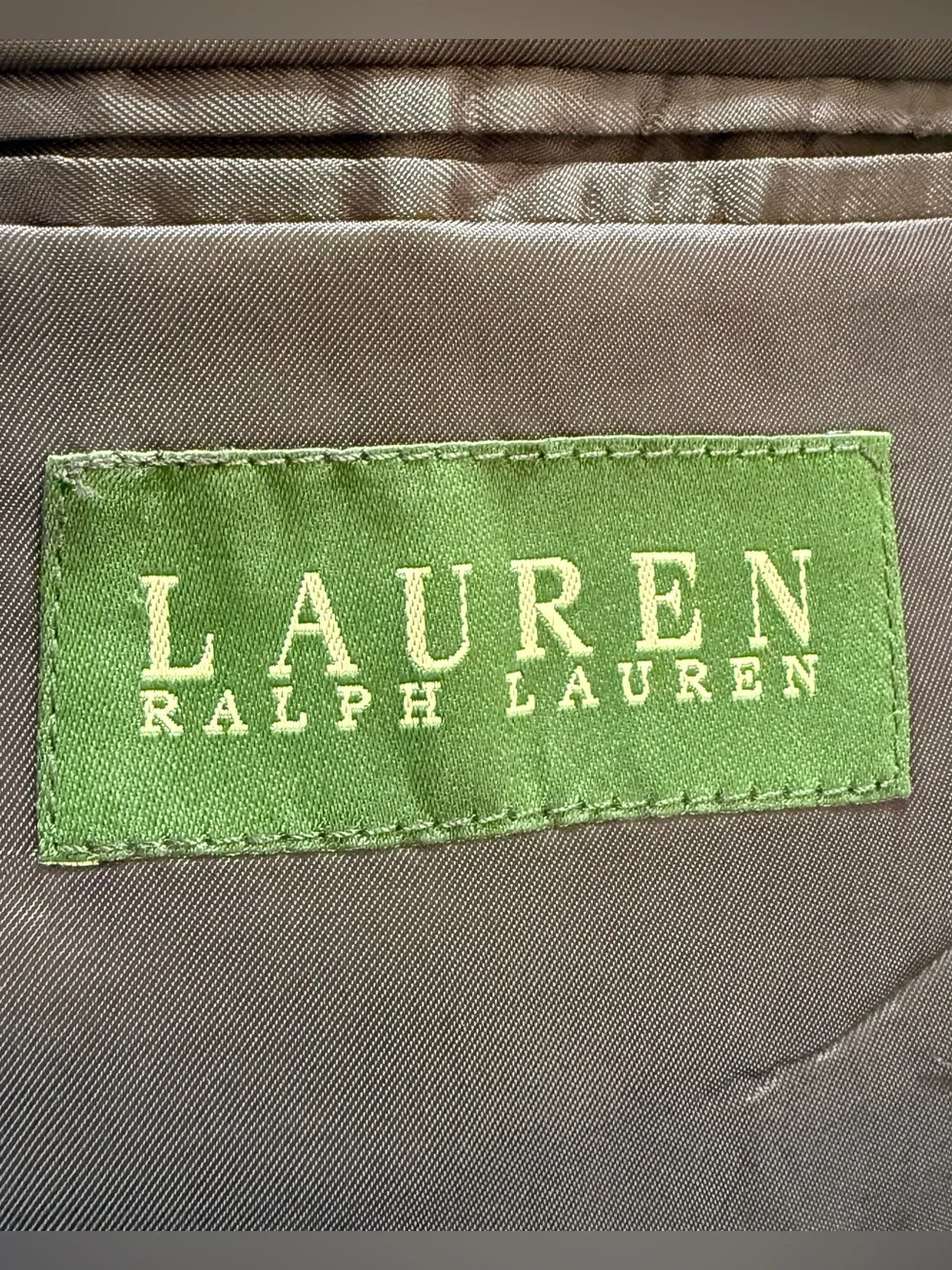 Ralph Lauren Mens Charcoal Gray Pinstriped Wool Sport Coat Blazer Jacket Sz 44S